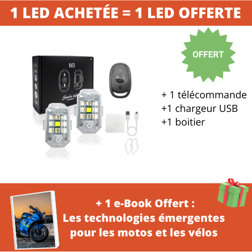 Light KYO™ | Lumières clignotantes LED pour véhicules 2, 3 & 4 roues - Velo And Go