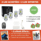 Light KYO™ | Lumières clignotantes LED pour véhicules 2, 3 & 4 roues - Velo And Go