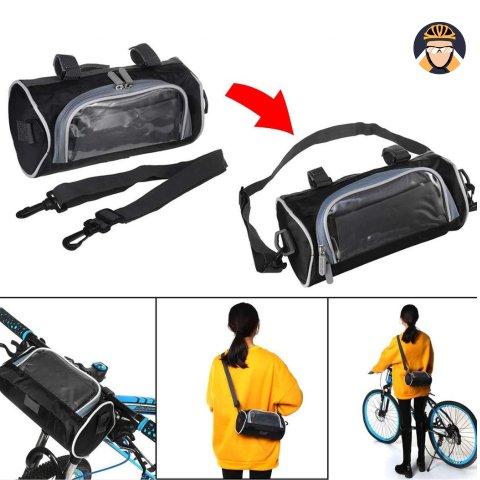 Sacoche Vélo Scooter Moto GuidoBag™ étanche multifonction - Velo And Go